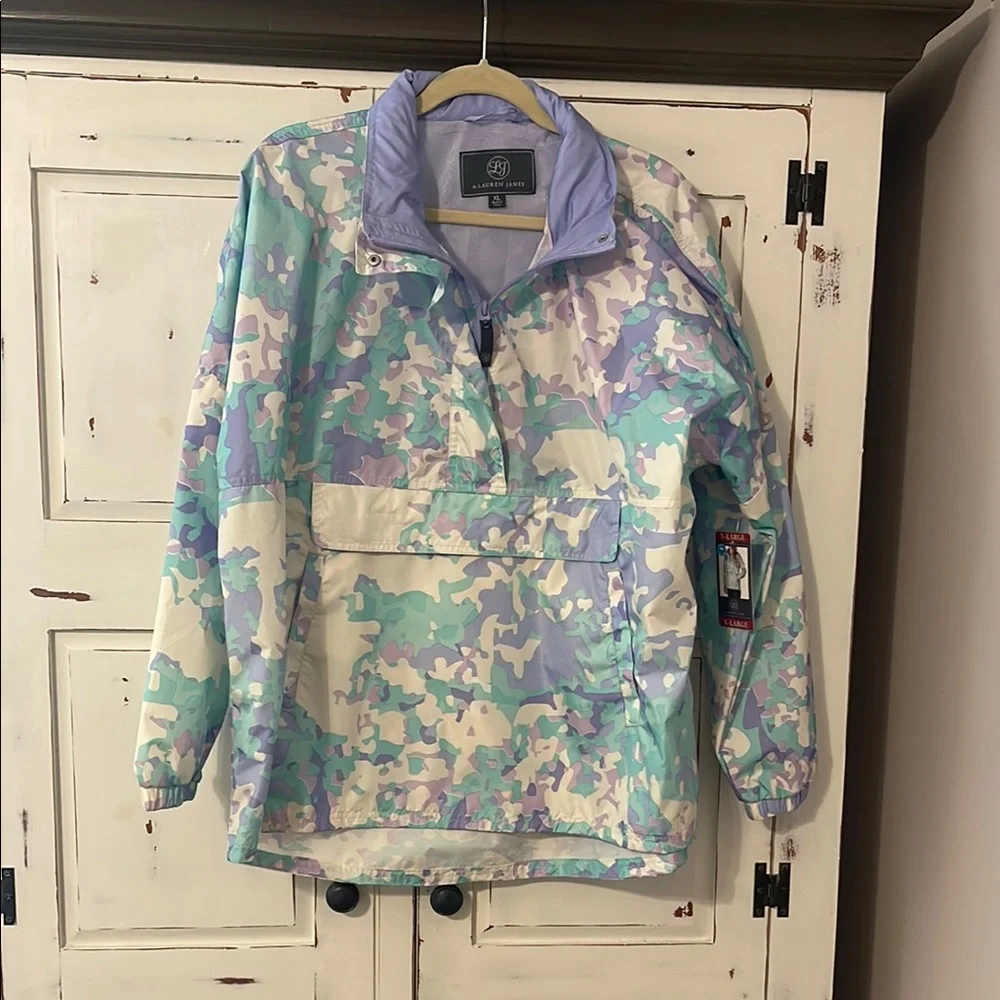 Lauren James Pastel Camo Pullover Jacket - Picture 1 of 1